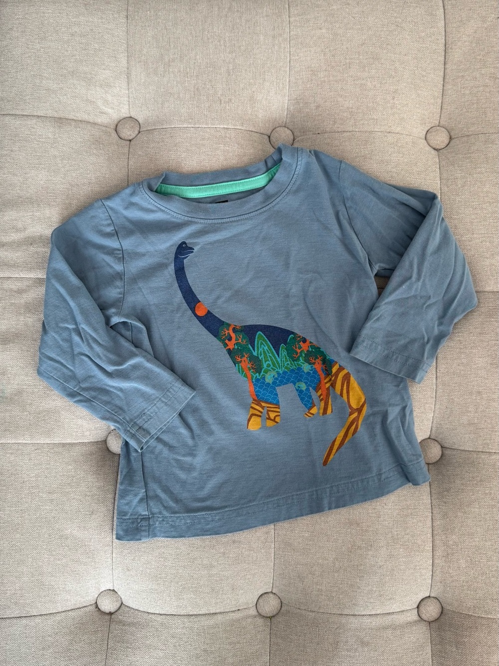 TEA COLLECTION Dinosaur Shirt — 12-18 months